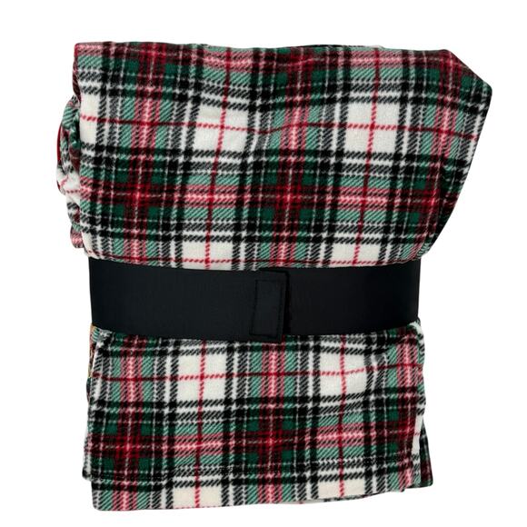 NWT Lauren Ralph Lauren Cozy Christmas Plaid Pajama Set XL Holiday Sleepwear - Picture 2 of 8